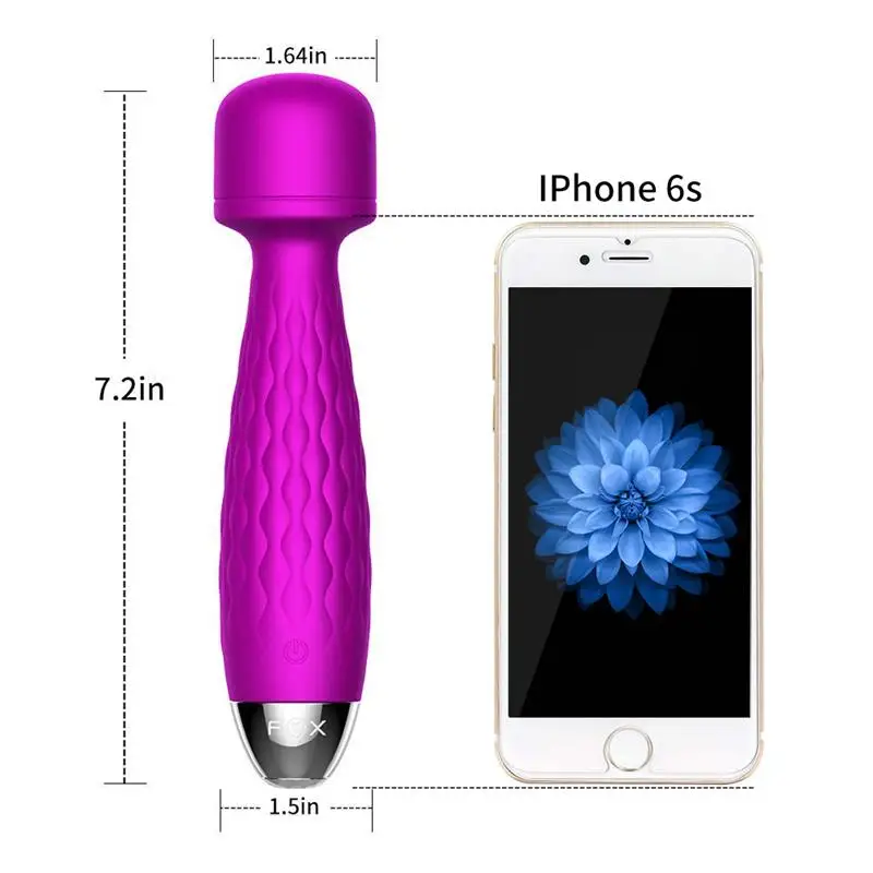Вибратор G Spot AV эротический USB Перезаряжаемый Волшебная палочка массажер