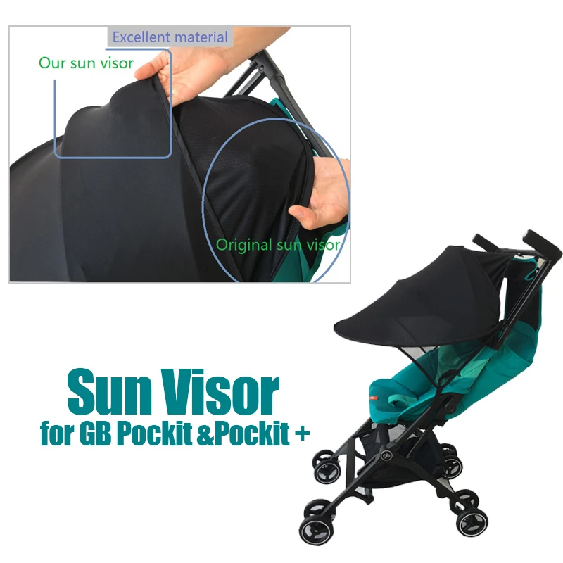 Аксессуары для детских колясок, защита от солнца для Goodbaby Pockit+ GB Pockit, подставка для ног, чехол для коляски Rayshade