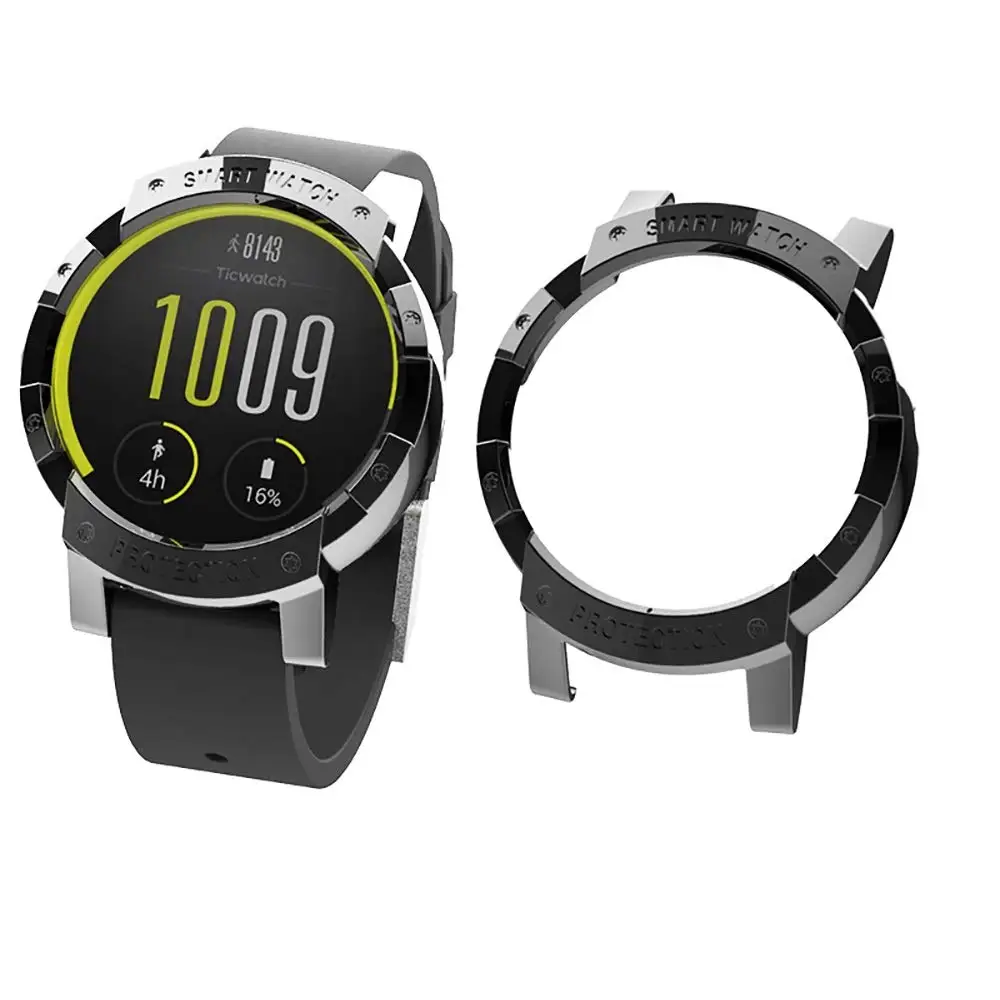Ударопрочный защитный чехол из поликарбоната для TicWatch Pro/E Прочный чехол для Tic Watch Pro протектор бампер оболочка умные часы аксессуары