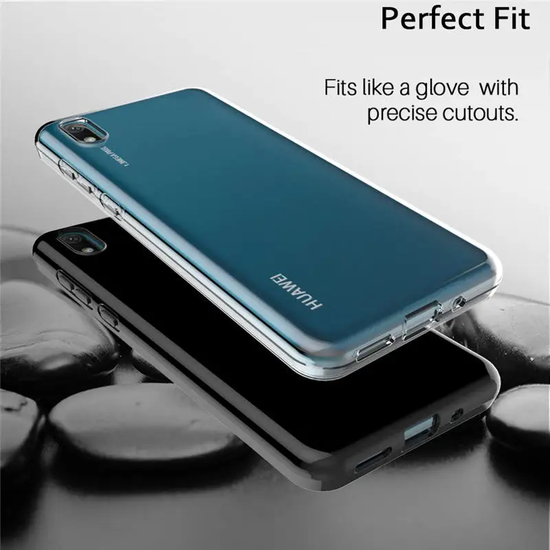 Для Huawei Y5 2019 силиконовый прозрачный Футляр задняя крышка чехол для телефона AMN LX1