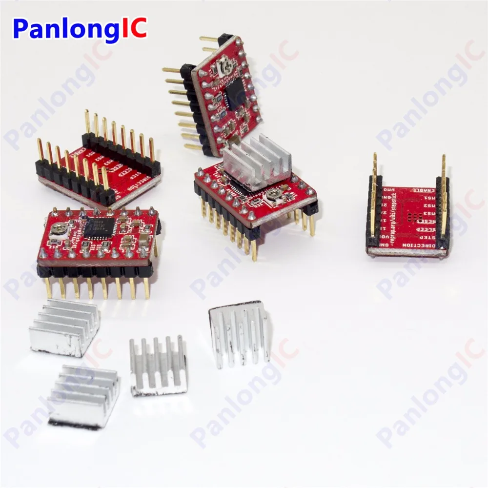 Новый A4988 шаговый драйвер модуль Polulu совместимый для Reprap Prusa Mendel Бесплатная