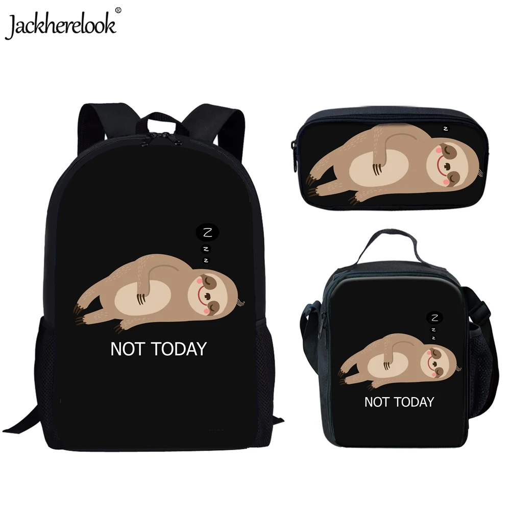 Jackherelook kawaii, детские рюкзаки с изображением ленивых животных, Детские рюкзаки для мальчиков и девочек, школьные сумки для учеников начальной школы, ортопедические сумки для книг