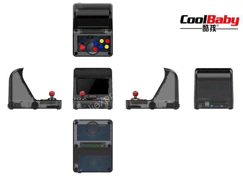 Портативная ретро мини портативная игровая консоль Coolbaby 4 3 дюйма 64 бит 3000 игр