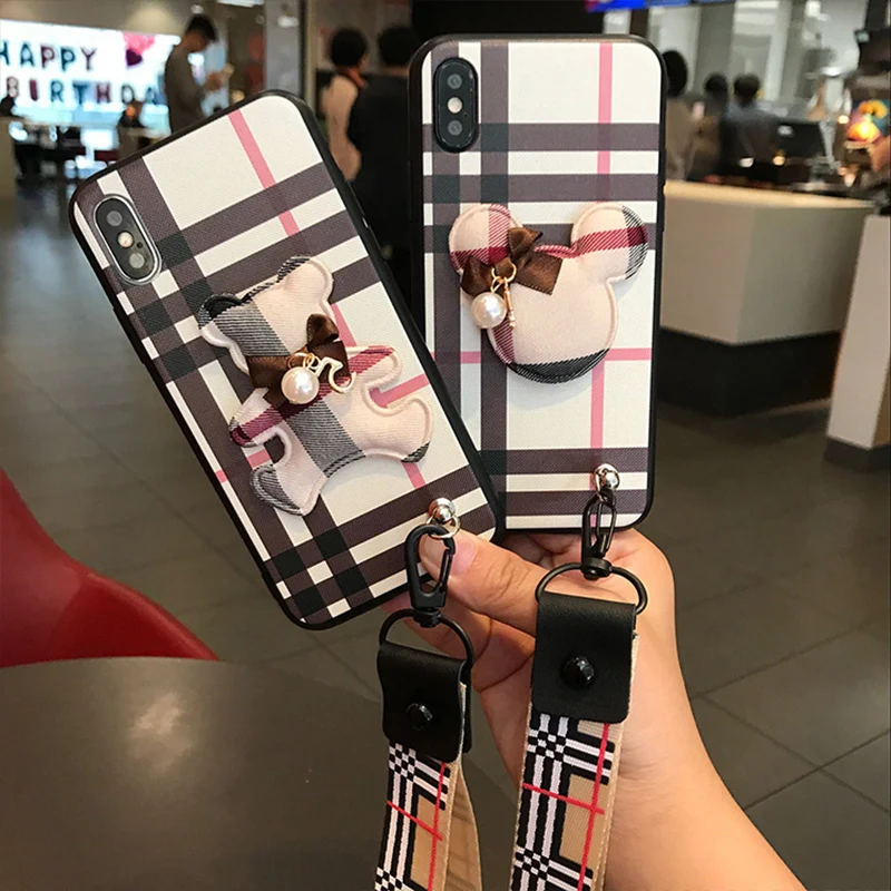 Полный посылка для huawei Коврики 7 8 9 10 Pro Lite случае Мультфильм решетки запястья lite MT8