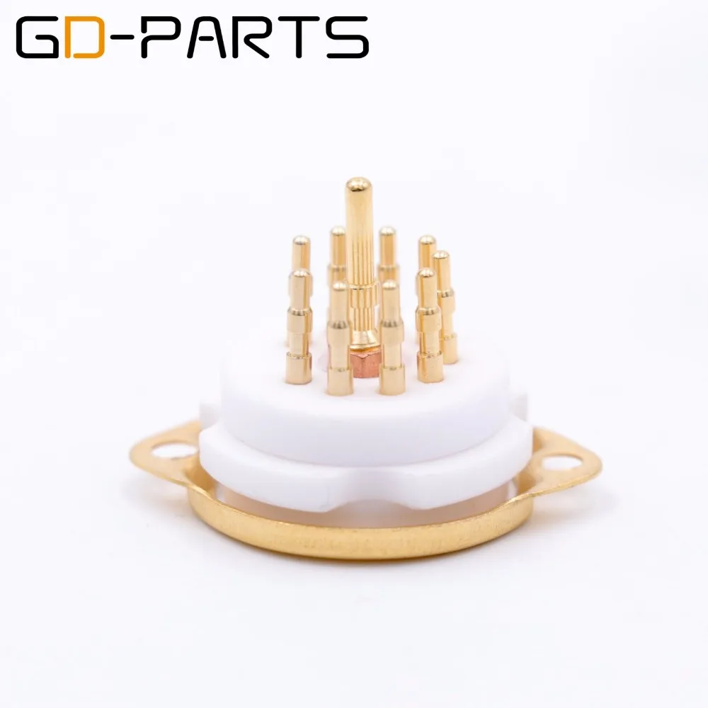 GD PARTS высококачественный позолоченный 9pin керамический трубчатый разъем для 12AX7