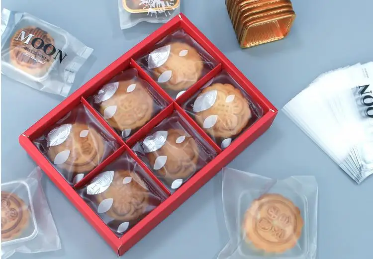 100 шт для 50 г/100 г квадратной Луны противни для пирожных Mooncake упаковочная коробка контейнер держатель яичный желток слоеные коробки