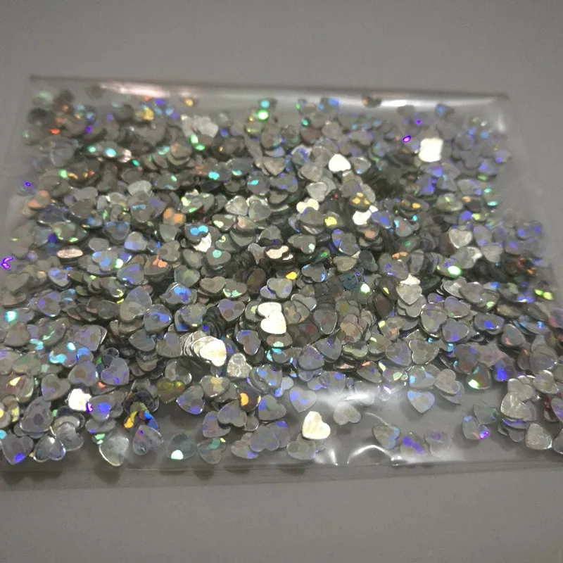 Chicinlife сердечки конфетти золото/серебро 3 мм 1000 шт