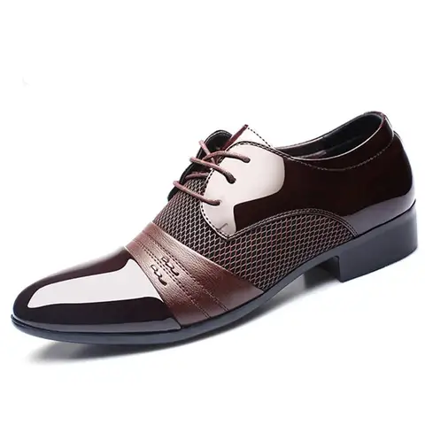 Туфли мужские классические, дышащие, кожаные деловые, плоская подошва, формальные офисные туфли, большие размеры 38-48