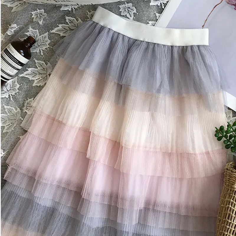 Новый 2019 Летнее платье для маленьких девочек детское из сетчатой ткани с