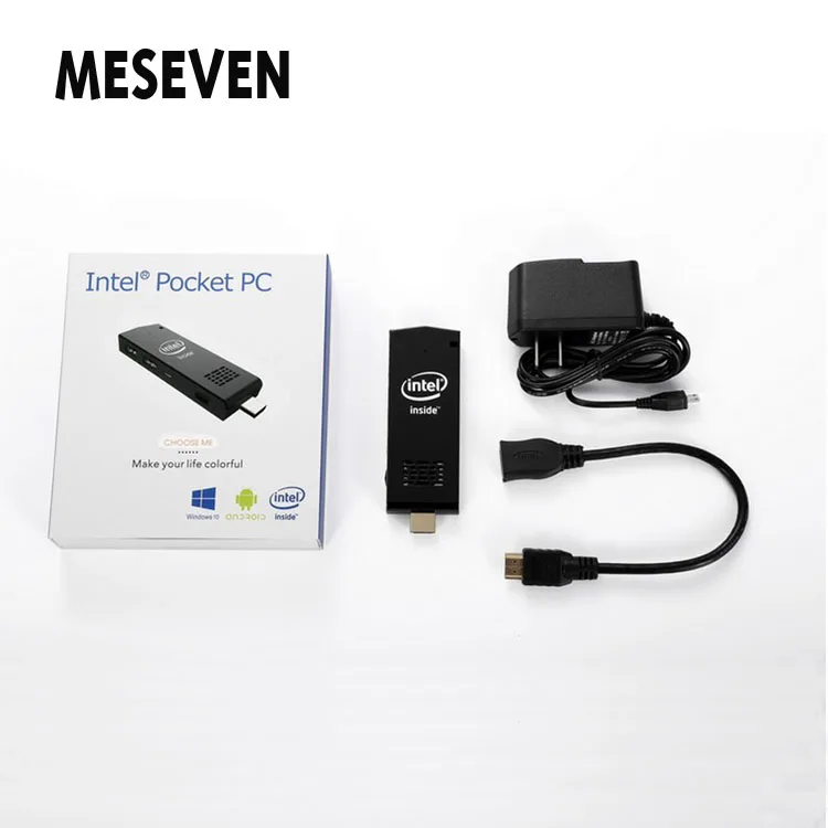 Intel dual os мини-ПК компьютер stick с Windows 10 Android 4.4 Atom Z3735F ОЗУ 2 ГБ ROM 32 bluetooth 4.0 для