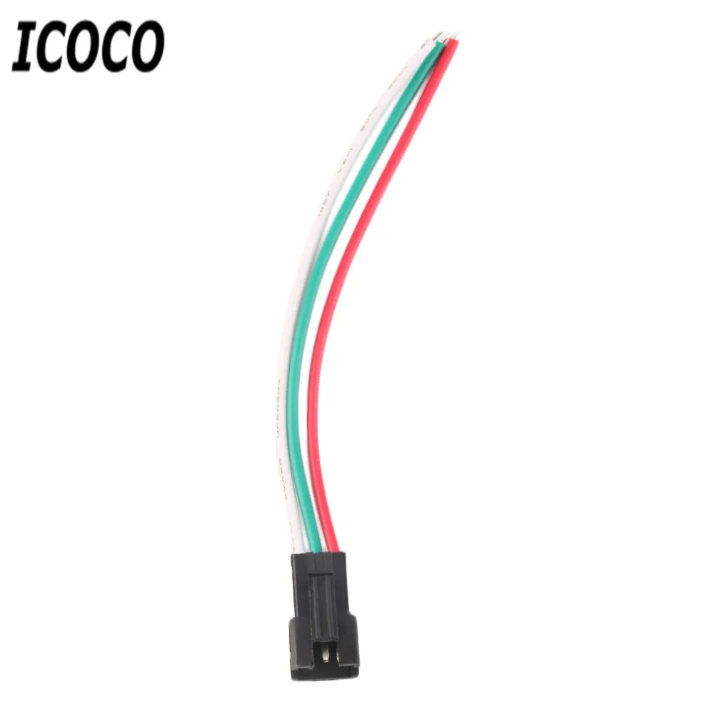 ICOCO 2017 новейшая белая/черная WS2811 RGB светодиодная полоса света Адресуемая цифровая