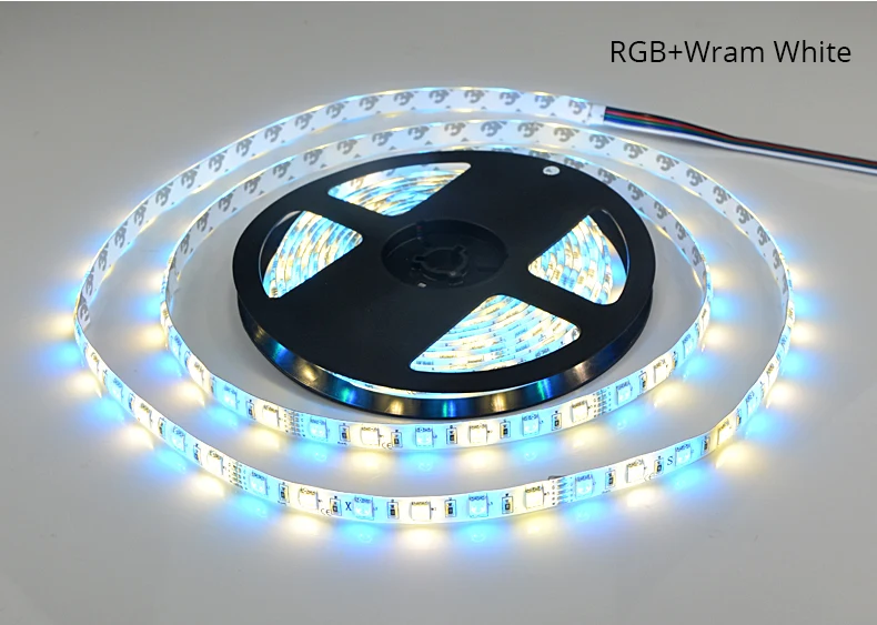 Wifi светодиодный ленточный светильник SMD 5050 RGB RGBW RGBWW 5 м беспроводной Wi-Fi контроль светодиодный ленточный Рождественский Декор 12 В Комплект адаптера питания