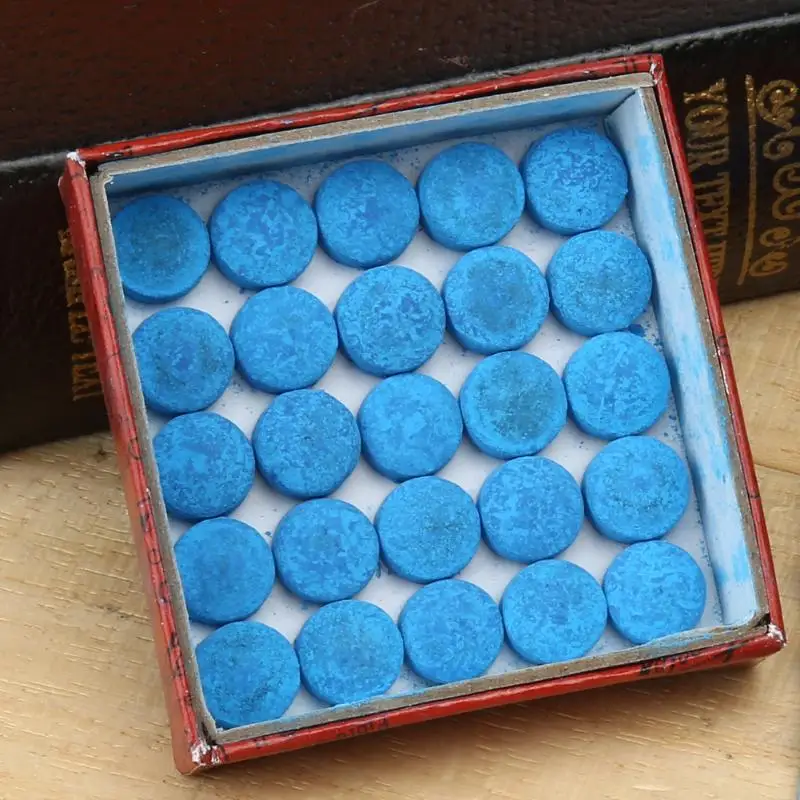 50pcs 12mm Blue Billiard Snooker Cue Tips Pool Cue Tips Hardness in M Cue Stick Accessories 12mm