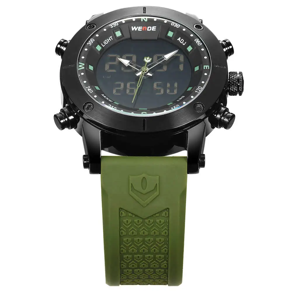 WEIDE роскошный оригинальный для ЖК дисплея цифровые спортивные фитнес часы