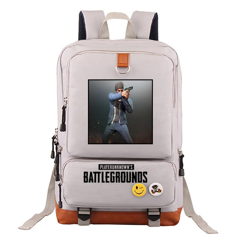24 Горячая игра PUBG BATTLEGROUNDS Куриный Ужин мальчик девочка школьная сумка для женщин рюкзак для подростков холст мужской студенческий рюкзак - Цвет: 24
