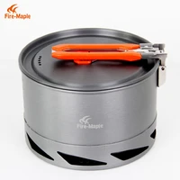 fire maple k2 heat exchanger pot outdoor camping cooking picnic cookware pan 338g 1 5l free shipping