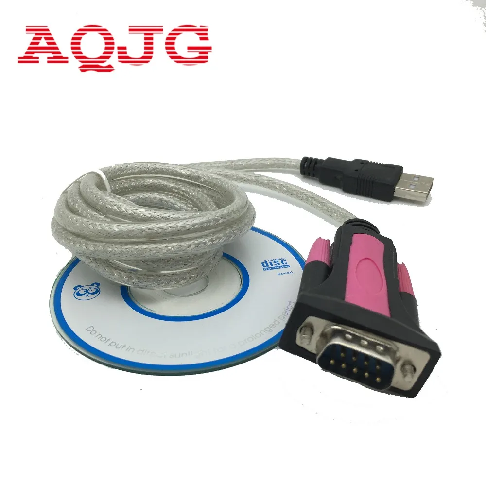 Новый последовательный кабель USB RS232 1 8 м 9 контактный DB9 адаптер с поддержкой