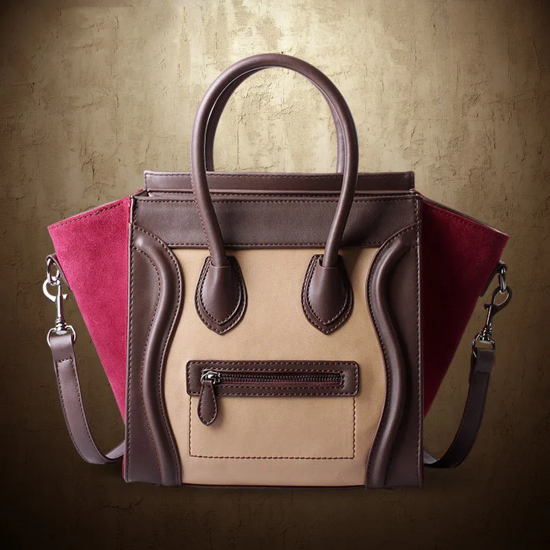 Разделенная Кожа Замша Замшей Крыла 2014 Новых Европейских и Американских