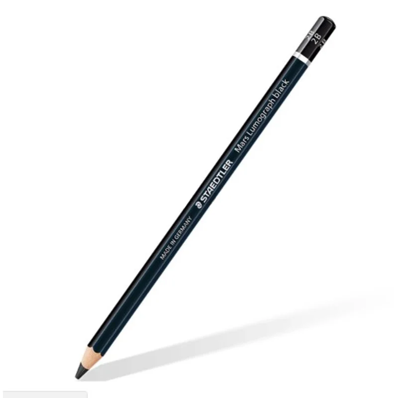 2 шт./лот Staedtler 100B Профессиональный рисунок эскиз угольный карандаш 2B | 4B | 6B | 8B аксессуары для офиса школы