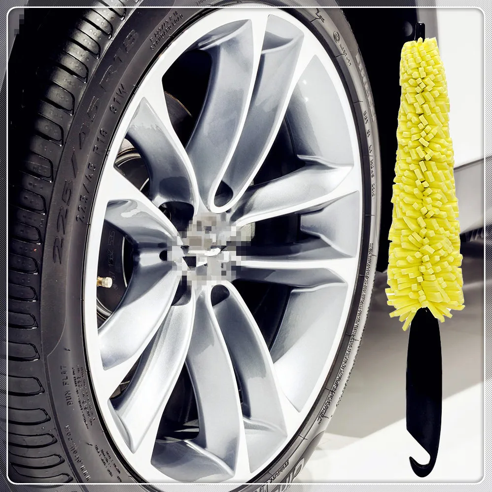Car Wheel Wash Brush Handle Rim Tire Washing Auto Scrub Tool for BMW E34 F10 F20 E92 E38 E91 E53 E70 X5 M M3 E46 E39 E90 | Автомобили и