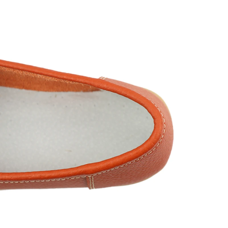 Soft Loafers Leather Shoes Women Black Boat Shoes For Girl Solid Sewing Ladies Flat Shoes Casual Zapatillas Deportivas Mujer