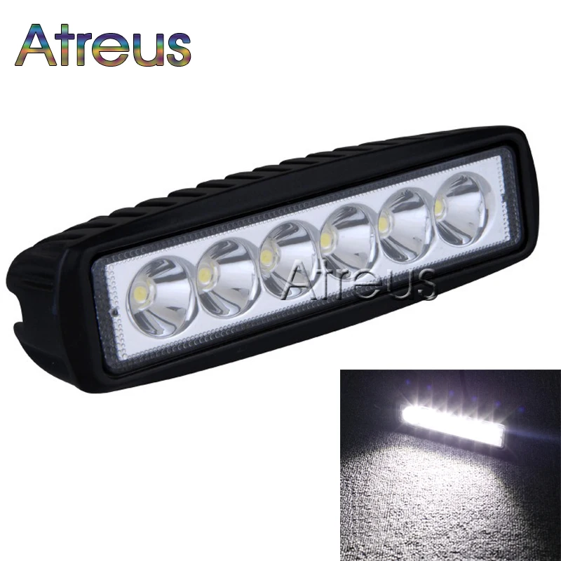 Atreus 6 дюймов 18 Вт 6x3 Автомобильный светодиодный рабочий светильник бар 12V LED пятно