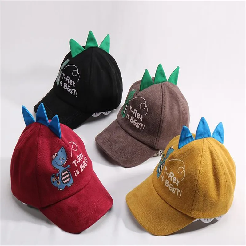 Мультфильм вельвет динозавров Рогатые бейсболка для фотосессий Косплей Одежда