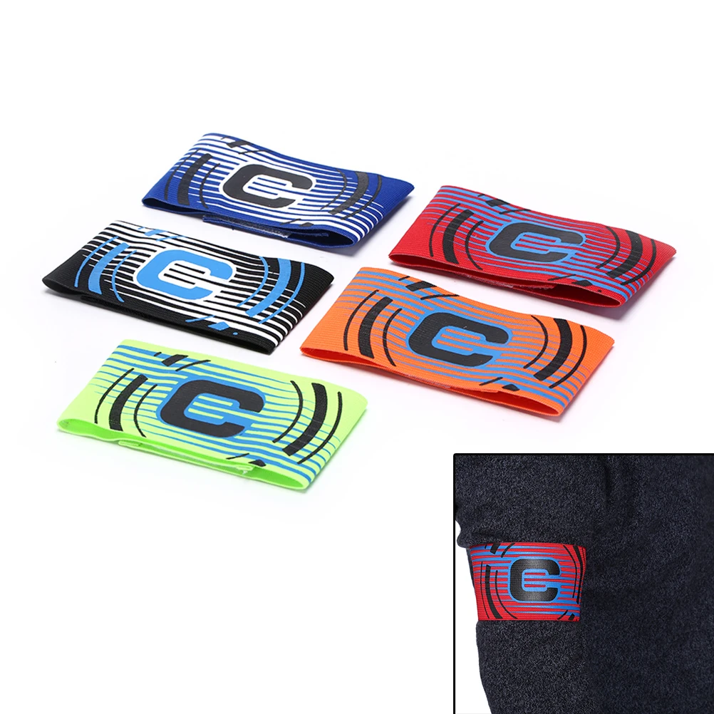 Высококачественная Регулируемая футбольная повязка на руку лидер соревнований