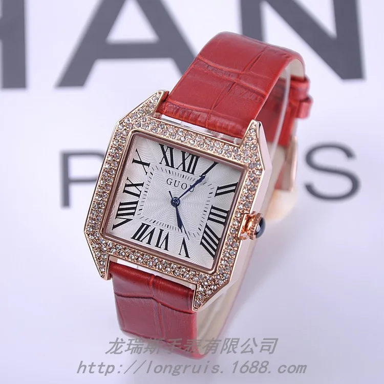 Брендовые ретро римские шкалы из натуральной кожи модные высококачественные