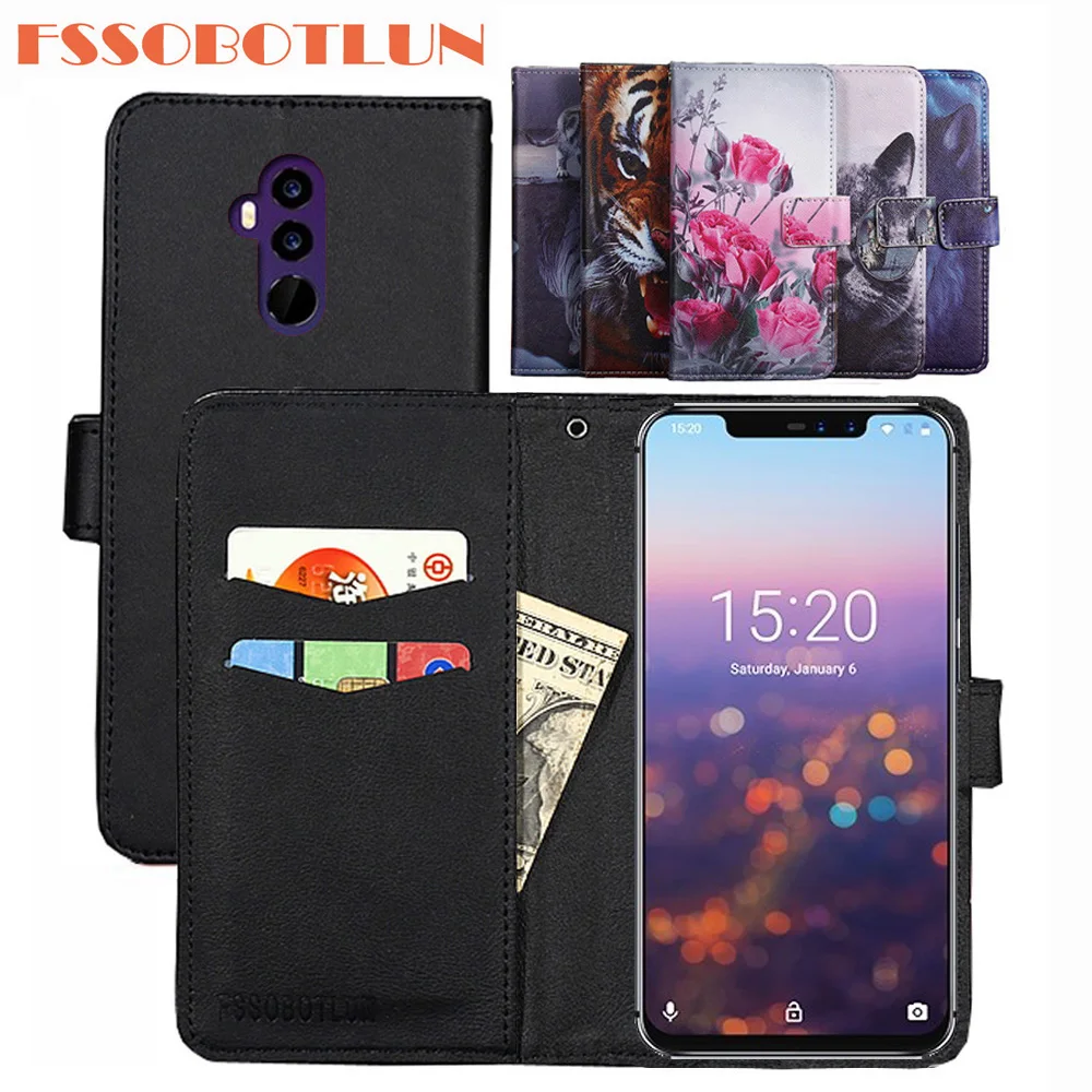 FSSOBOTLUN чехол для телефона UMIDIGI Z2 6 2 &quot искусственная кожа ретро откидной Чехол