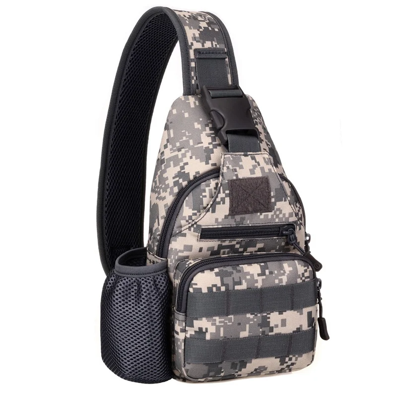 

Men Outdoor Chest Pack Single Shoulder Bags USB Charging Chest Bag Crossbody Bags Male Anti Theft Single Strap Back Bag