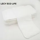 Вставки LECY ECO LIFE для детских подгузников, 2 шт., 4-слойная впитывающая микрофибра, 17*41 см, большой размер, подгузник