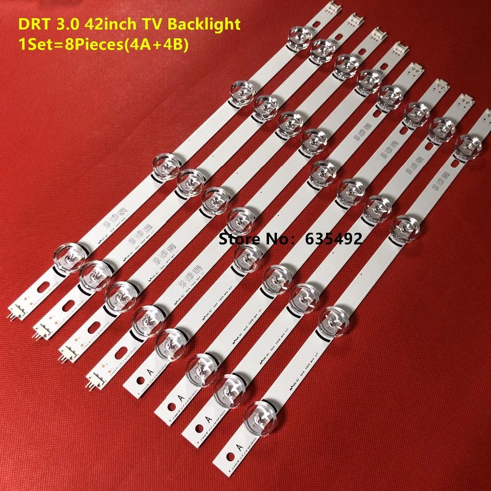 100% Новинка 8 шт. (4 * A 4 B) светодиодный фонарь для LG INNOTEK DRT 3 0 42 &quot A/B Тип 6916L 1709B 1710B 1957E