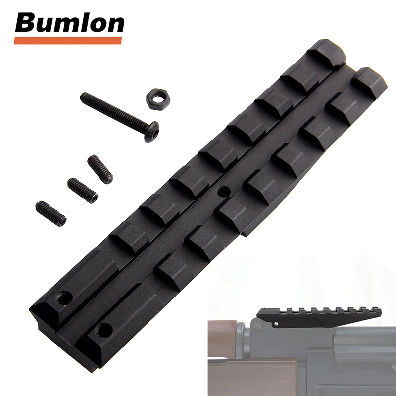 

Tactical AK Rear Sight Picatinny Rail Fit AK Series Airsoft Gun Rifle for Hunting Shooting 20mm Weaver RL1-0004