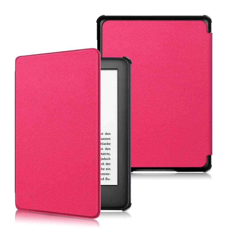 Для Amazon все- Kindle 10th поколения бизнес-мультфильм 6,0 дюймов окрашенный принт из искусственной кожи флип сон умный чехол