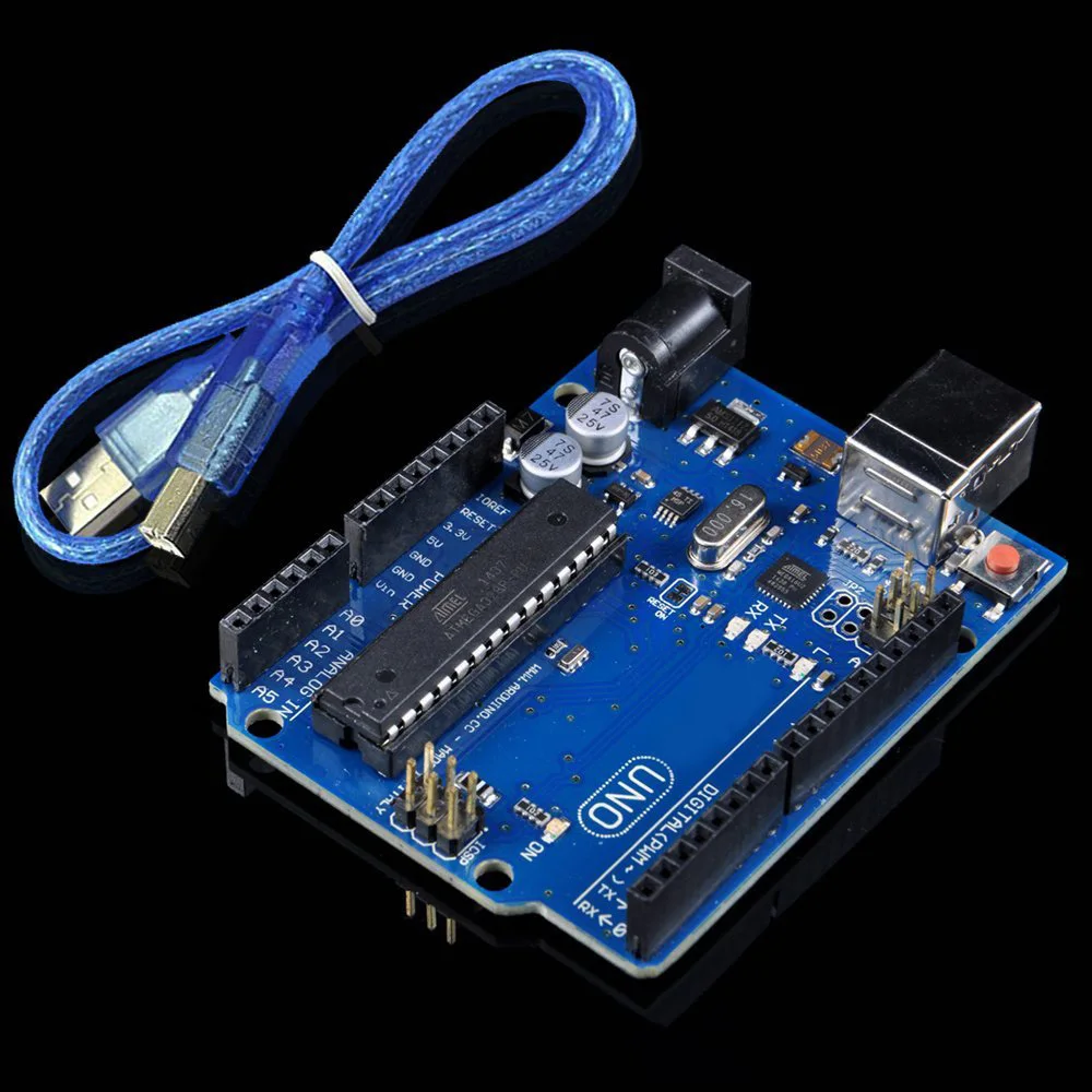 UNO R3 плата + расширения с ЧПУ 4 шт. A4988 Драйвер шагового двигателя теплоотводом для