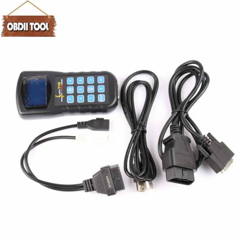 Супер VAG K CAN 4,8 диагностический сканер с контактным кодом, сканер OBD сброс подушки безопасности, коррекция одометра
