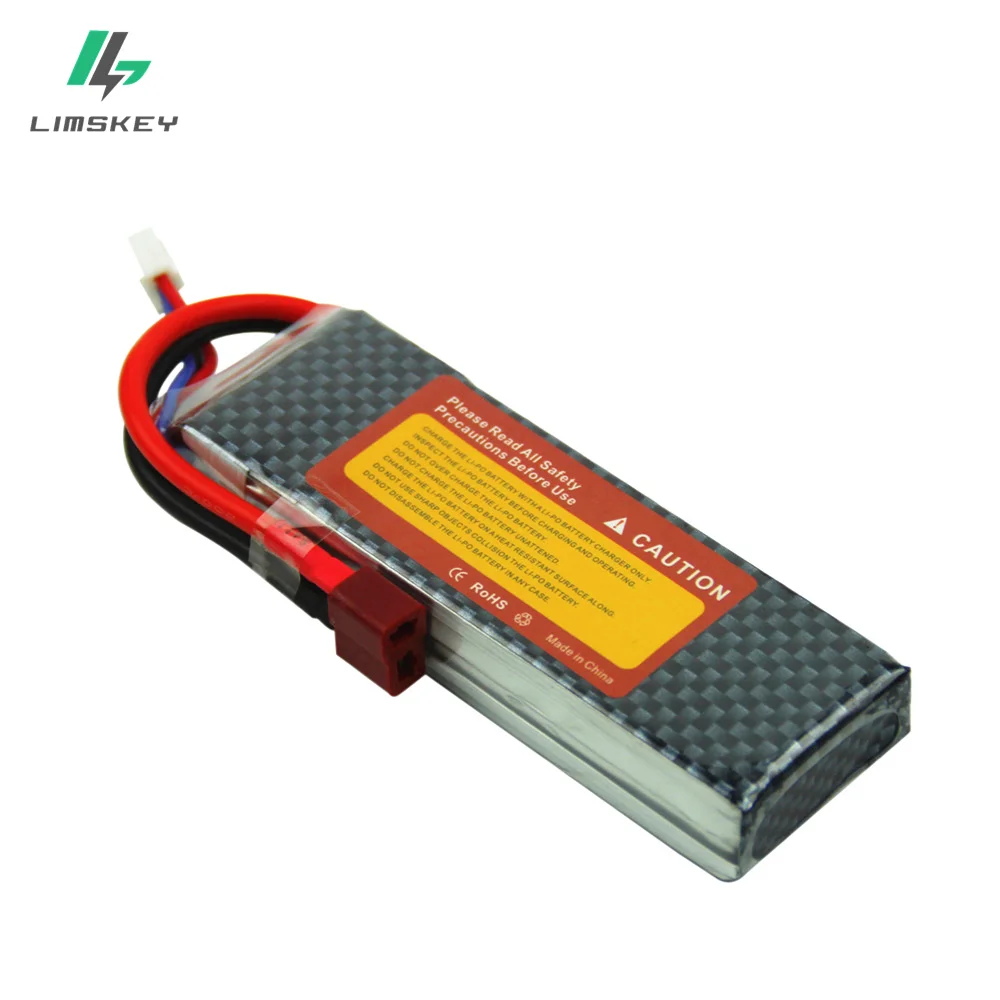 Limskey Power 2S Lipo Battery 7.4V 2200mah 25C Max 40C JST T XT60 Plug for RC Qudcopter Helicopter Airplane Car 1/16 Revo Toy | Игрушки и