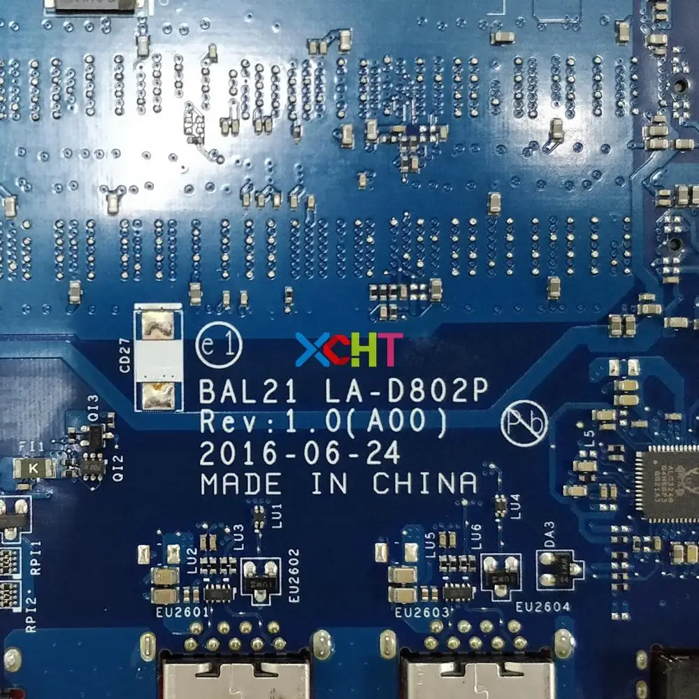 CN-0DG5G3 0DG5G3 DG5G3 w i5-7200U CPU BAL20 LA-D802P for Dell Inspiron 15 5567 5767 Laptop NoteBook PC Motherboard Mainboard | Компьютеры