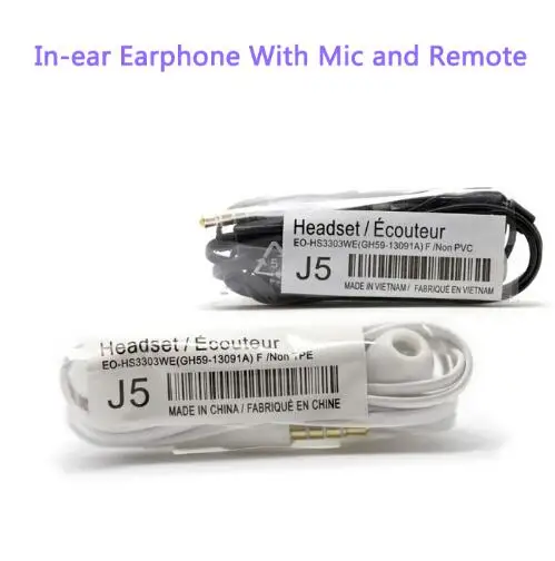 20 шт./лот J5 3 5 мм наушники вкладыши с микрофоном для Mp4 iPhone Samsung Xiaomi Huawei мобильный