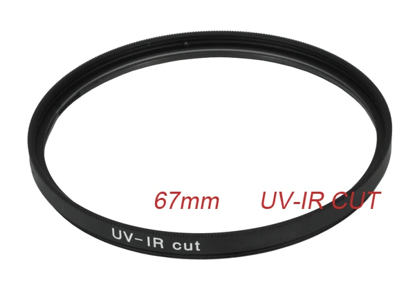 

67mm optical glass high quality IR UV infrared UltraViolet cut blocking lens filter for DC CCD