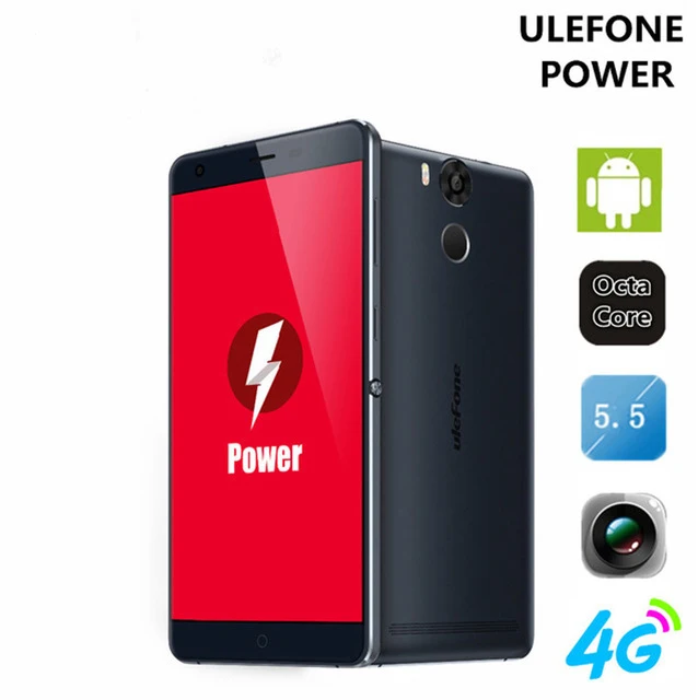 Оригинальная розетка для зарядки для Ulefone power Android 5,1 MTK6753 Octa Core 5," ips 4G смартфон