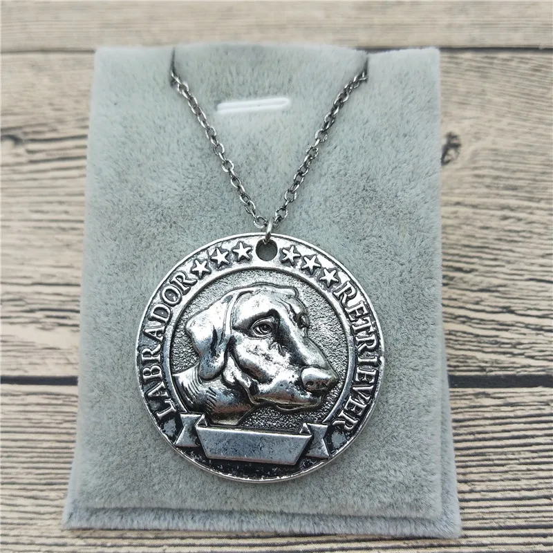 

New Labrador Retriever Necklace Classic Style Pet Jewellery Fashion Animal Jewellery Labrador Retriever Pendant Necklace Women