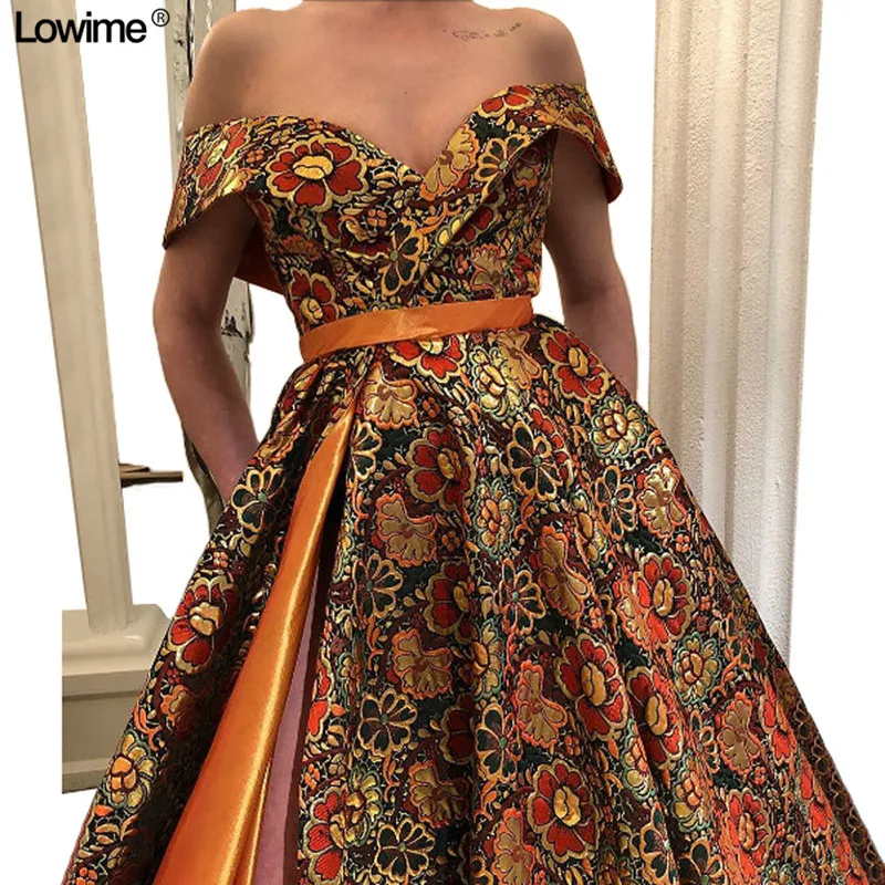 Африканские вечерние платья трапециевидной формы с рукавами крылышками длина до