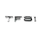 10 шт., 3d пластиковые хромированные автомобильные наклейки TFSI