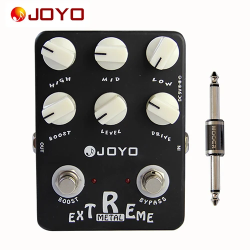 Коричневый JOYO педаль эффектов Делюкс Crunch Вуду Октав Цифровая Задержка и 1 шт. педаль разъем JF-01-JF17 - Цвет: Коричневый