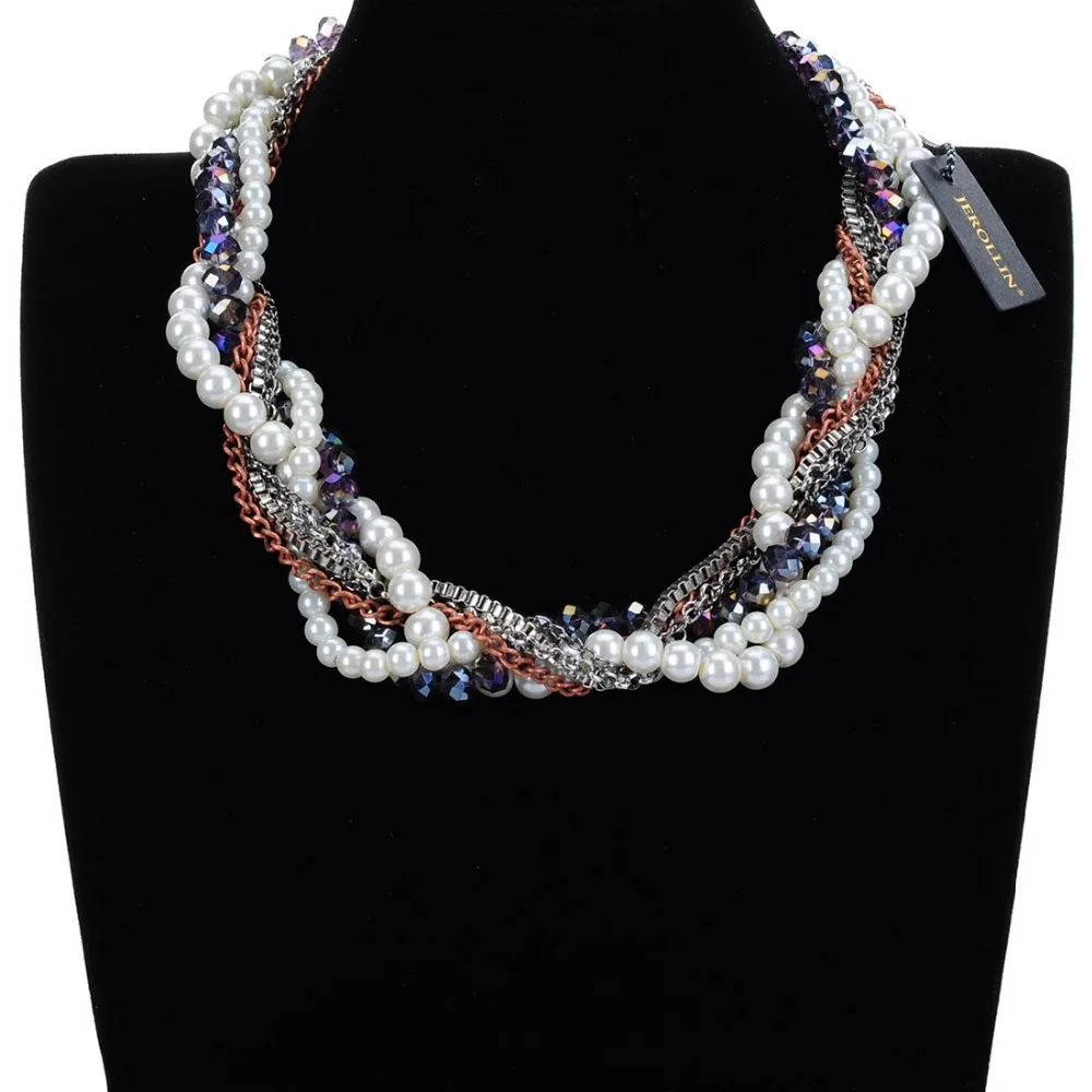 Лидер продаж модные женские ювелирные изделия смола белый жемчуг 3 цвета