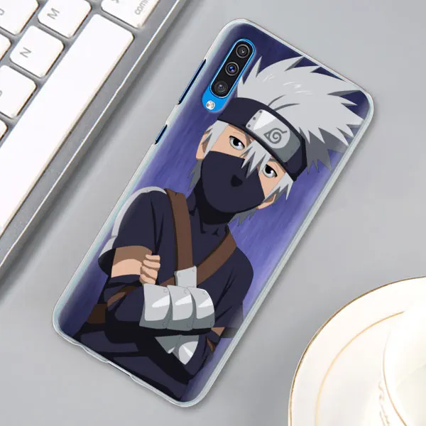 Аниме «Наруто» производства компании "Kakashi" чехол с рисунком из аниме для samsung Galaxy A30 A40 A50 A70 A6 A8 плюс A7 A9 M30 чехол для телефона Coque - Цвет: 07