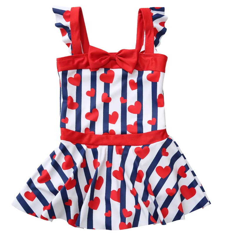 2019 новый летний купальный костюм для маленьких девочек детский малышей бикини