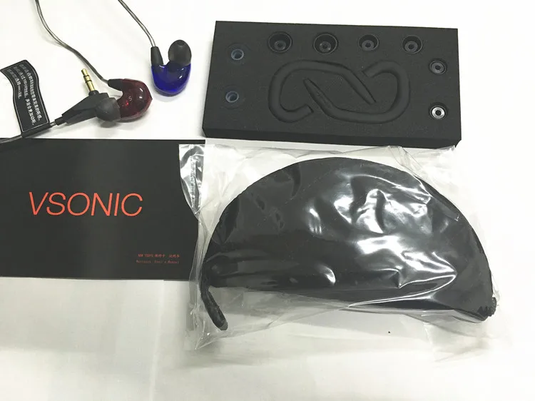VSONIC VSD5S/VSD5 Динамический драйвер высокое качество IEMs Внутренние наушники спортивные наушники-вкладыши